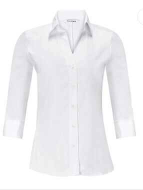 Caliban blouse button-down 3/4 Sleeves